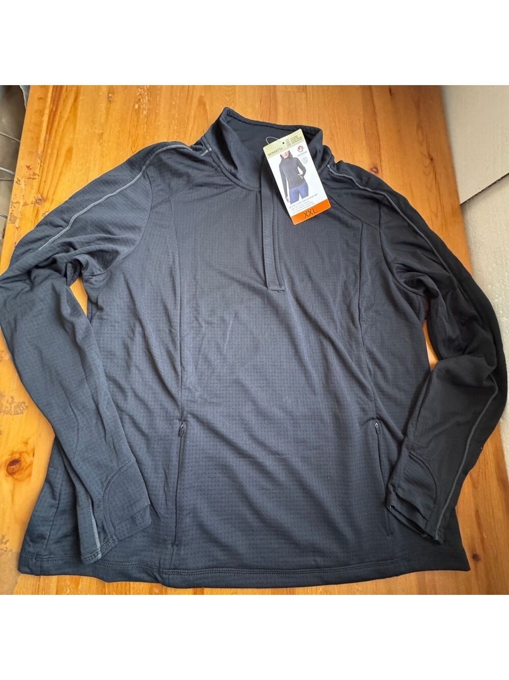 Mondetta black athletic jacket size xxl nwt